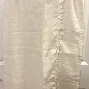 Norton Petites Linen Skirt